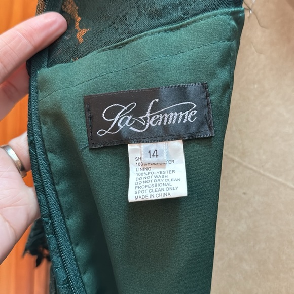 Lafemme formal dress, worn once, hem to 5’4 - Picture 4 of 8